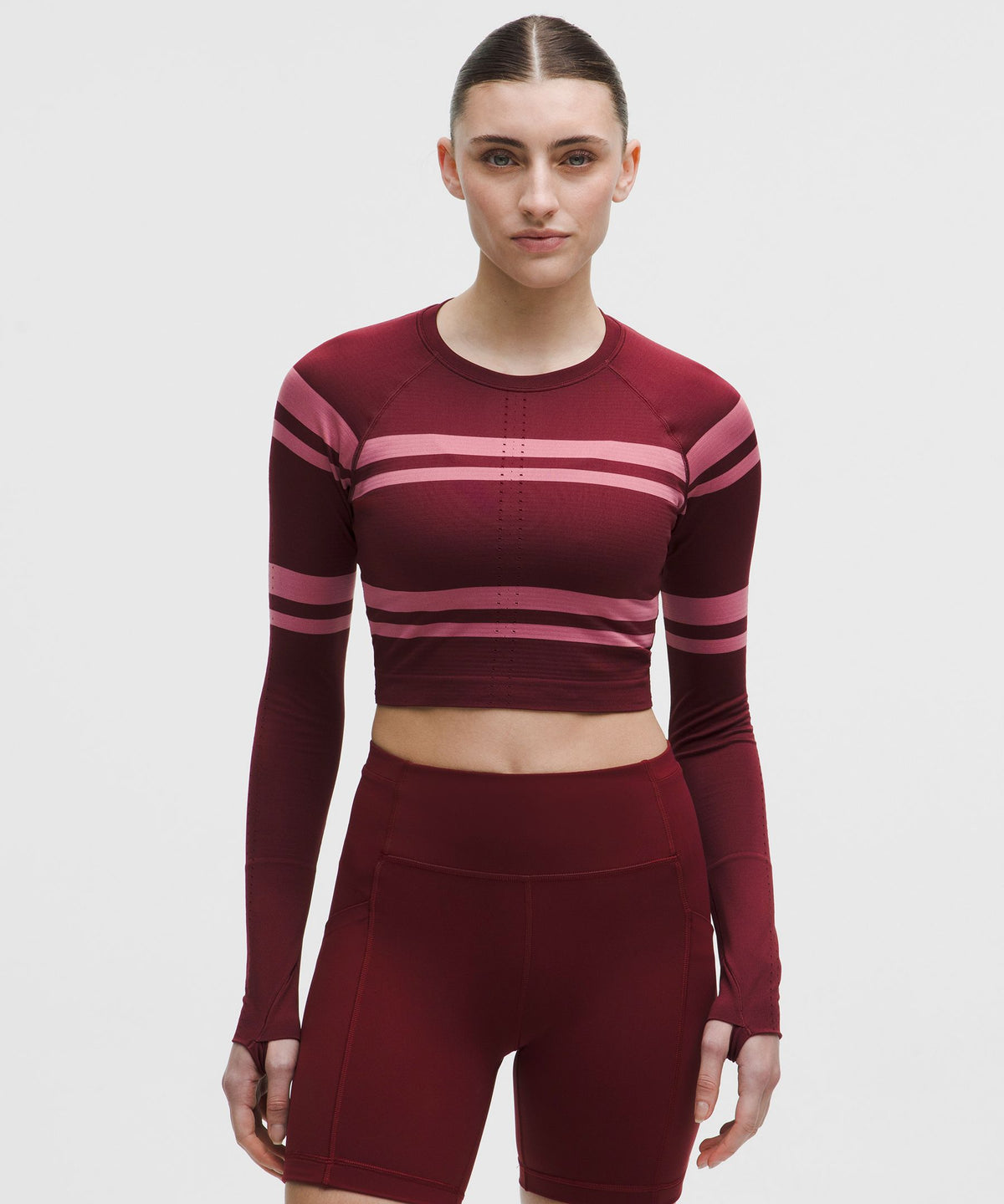 League Stripe Burgundy Bay/Candy Cloud