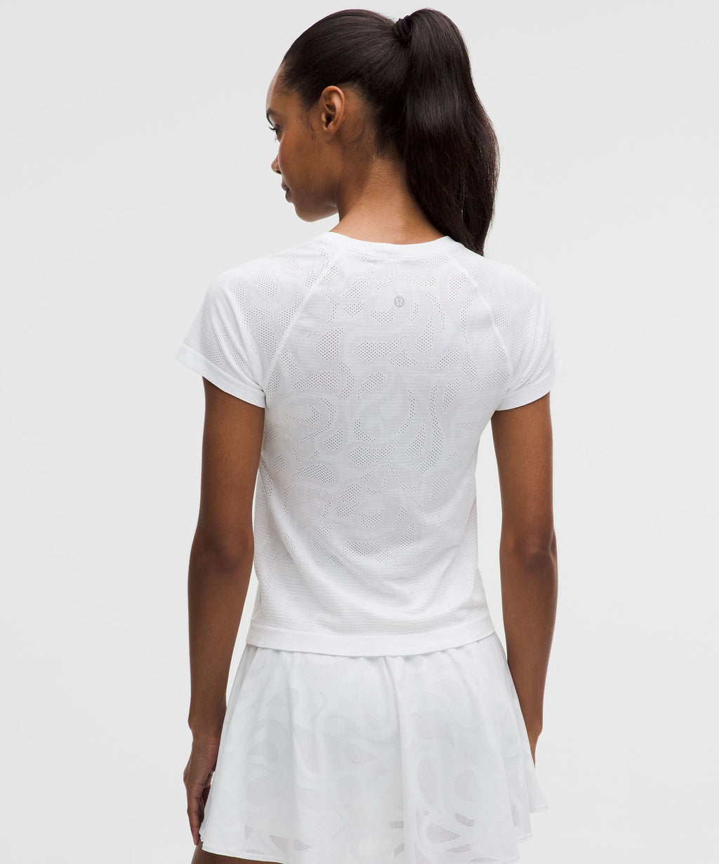 Perforated Paisley White
