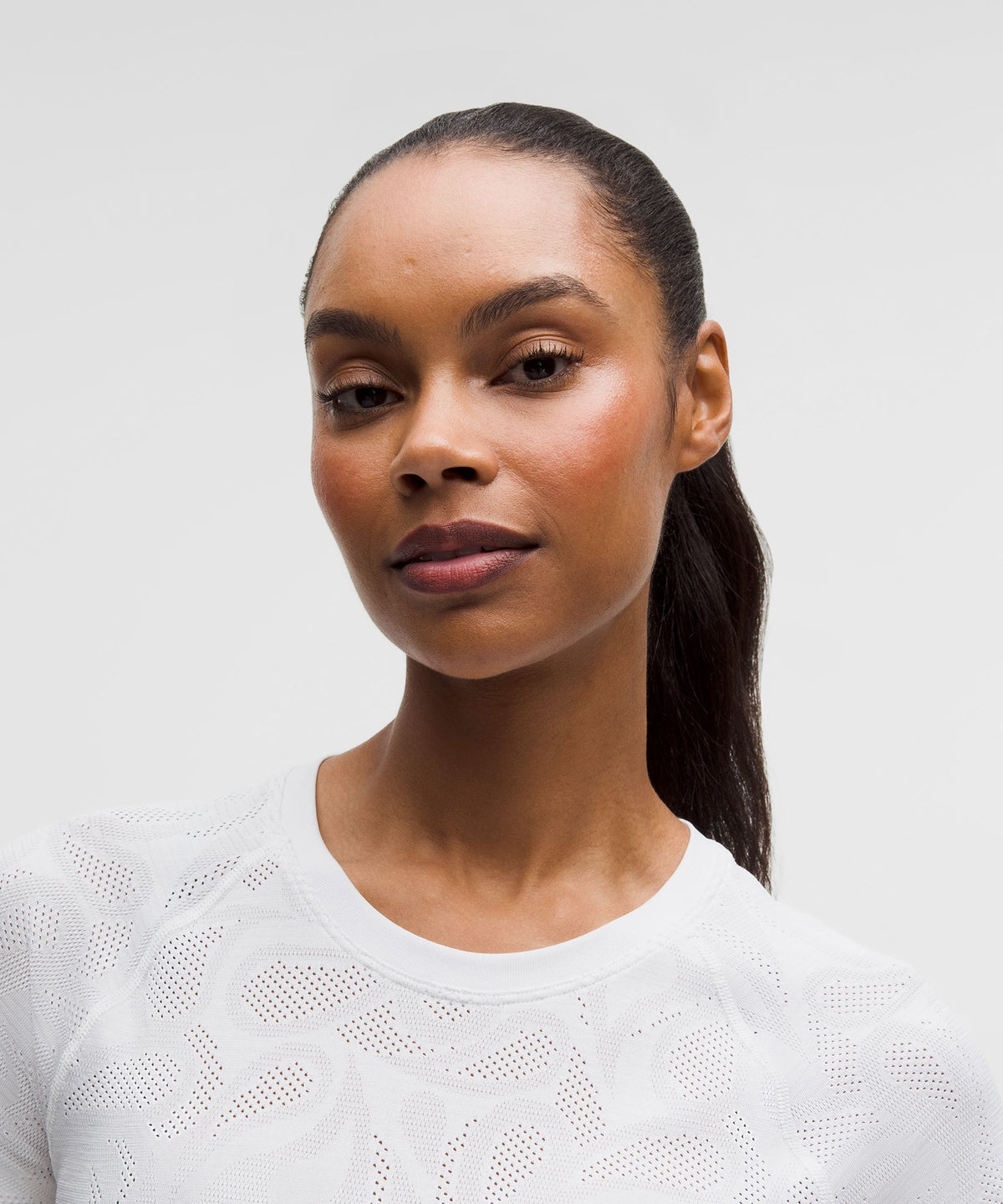 Perforated Paisley White