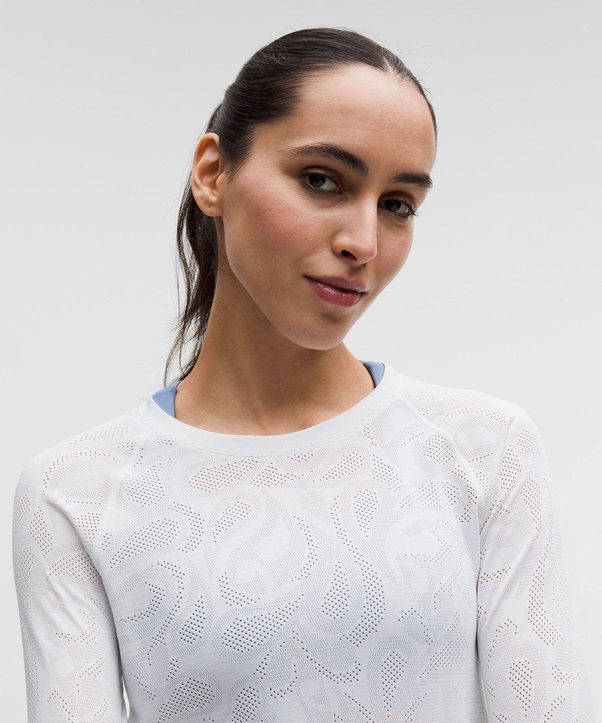 Perforated Paisley White