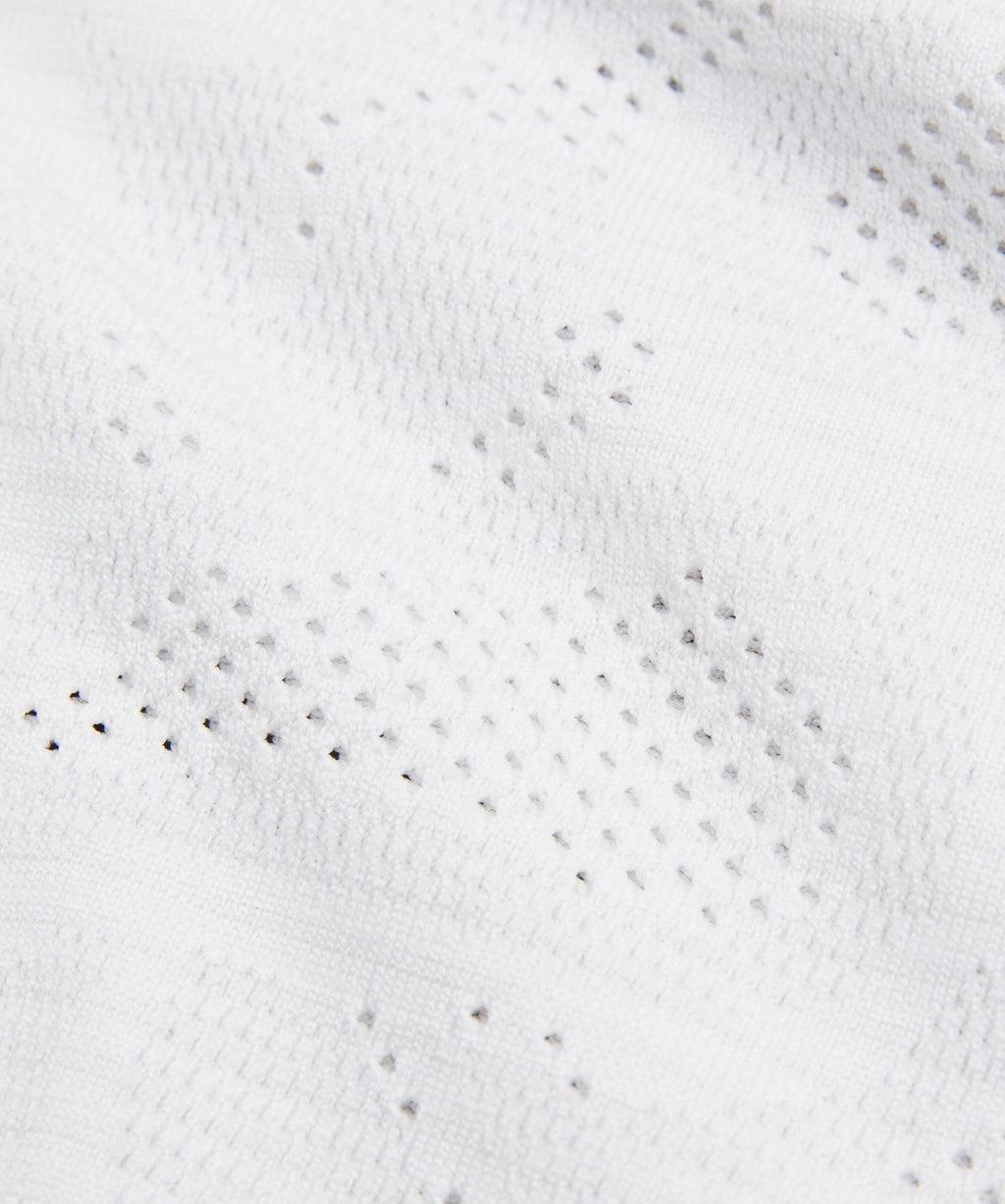 Perforated Paisley White