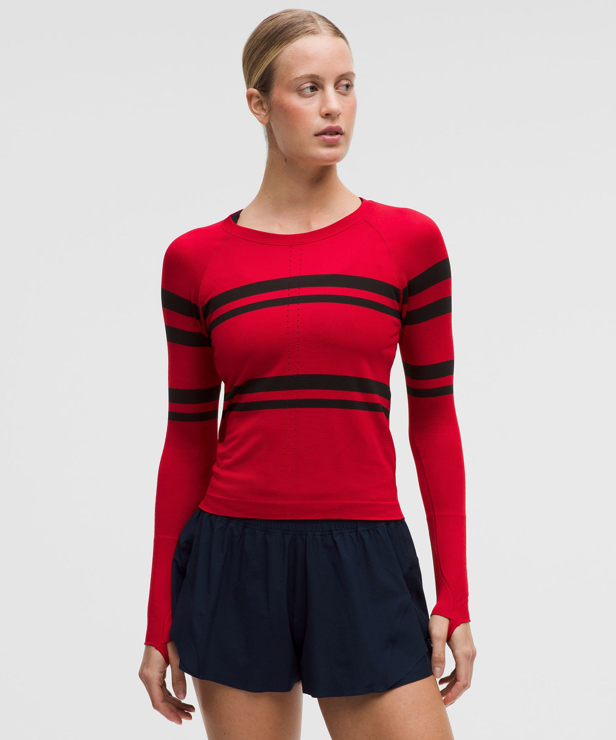 League Stripe Oxford Red/Black