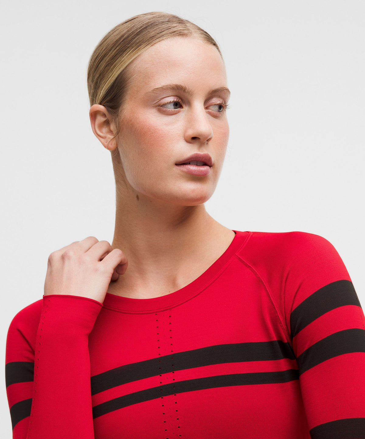 League Stripe Oxford Red/Black