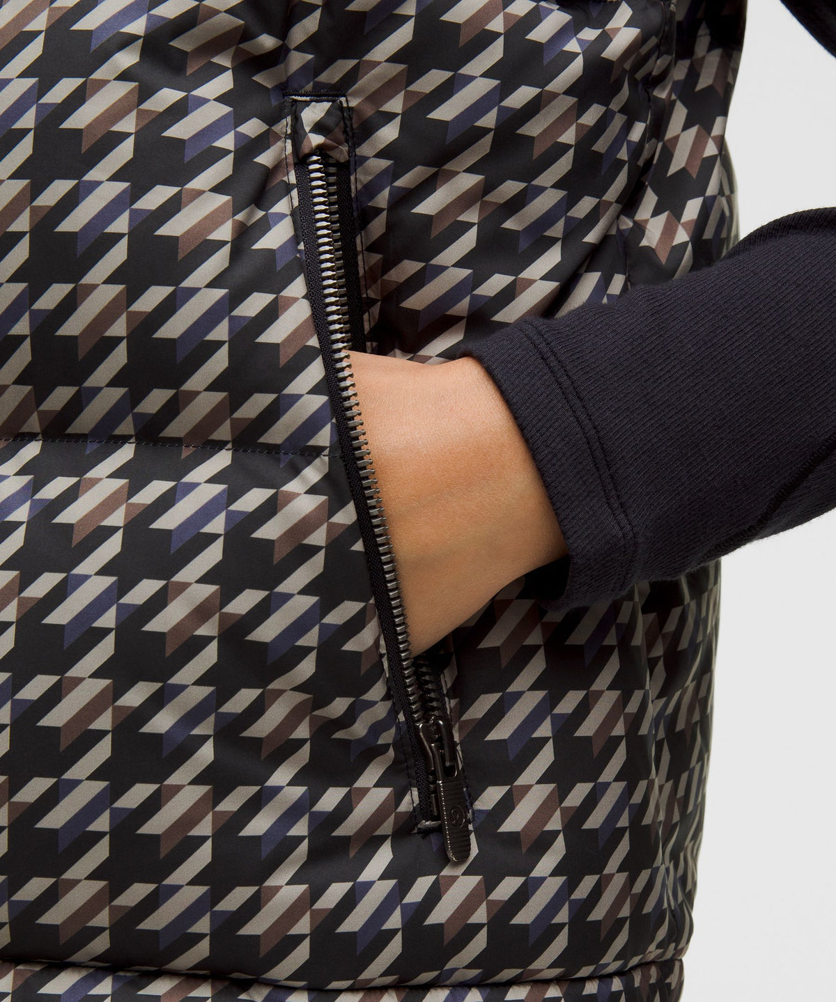 Horizon Houndstooth Brown Multi