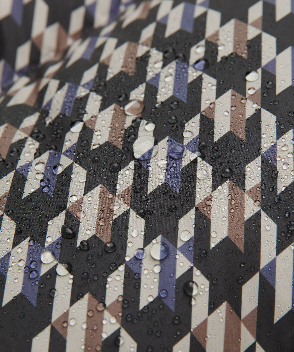 Horizon Houndstooth Brown Multi