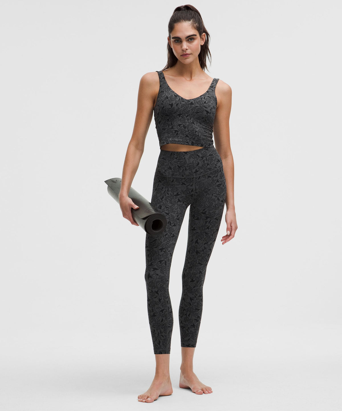 Mini Filigree Lace Grey Multi
