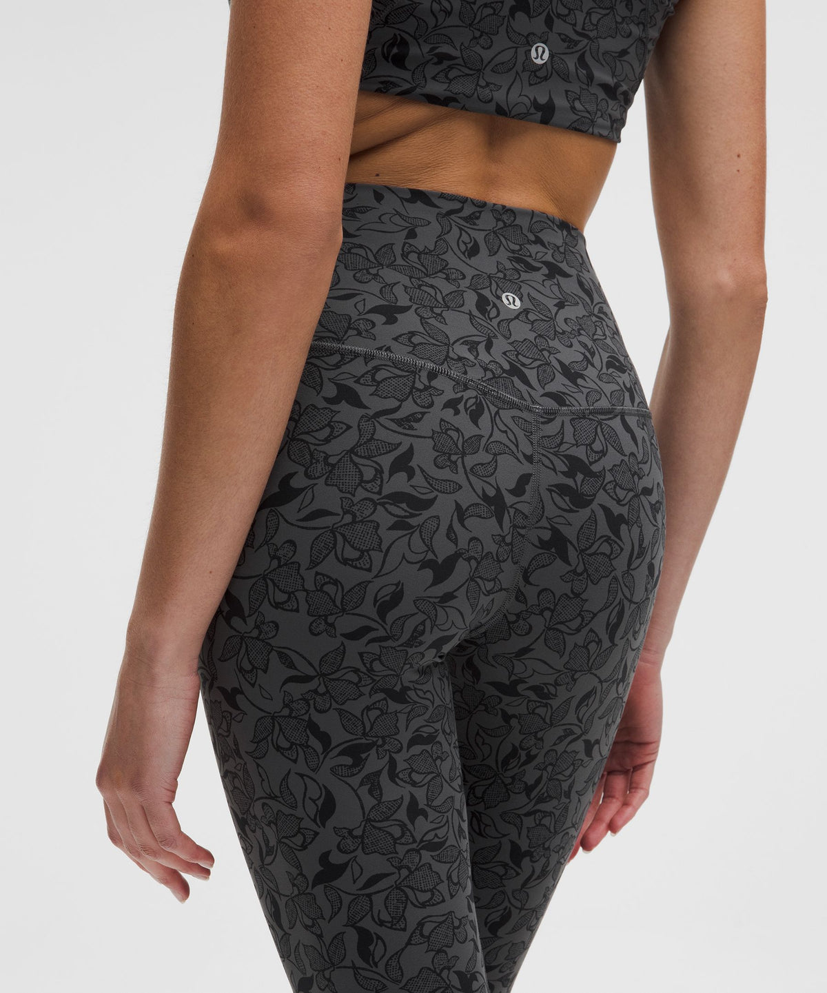Mini Filigree Lace Grey Multi