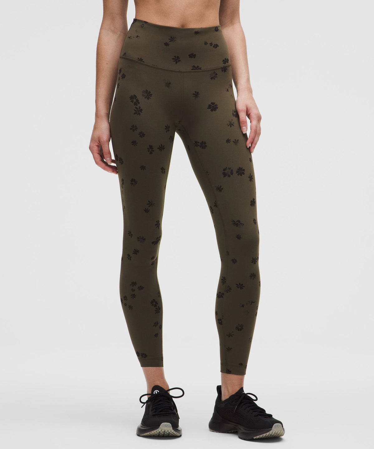 Floral Breeze Olive Brown Black