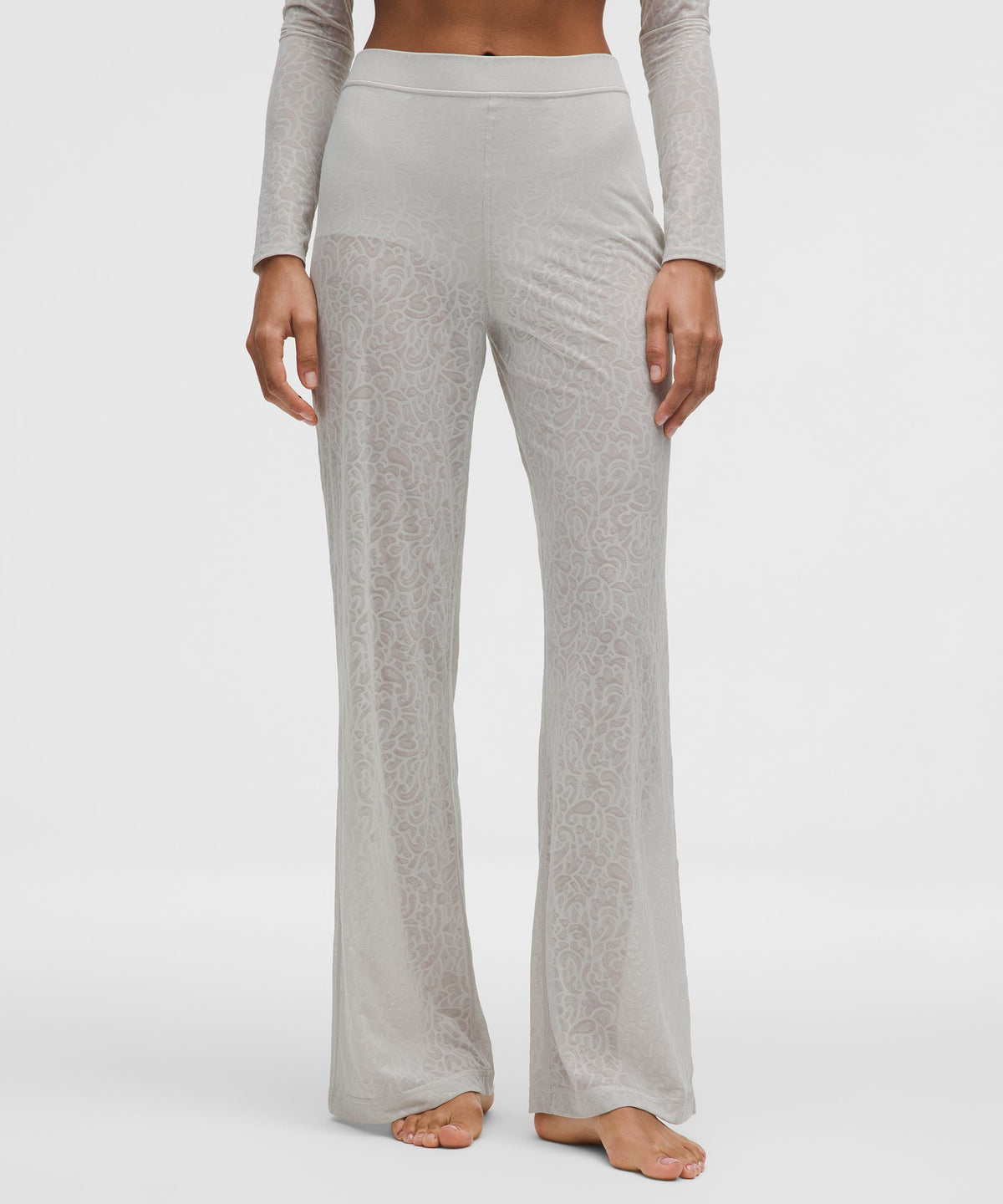 Paisley Lace Jacquard Dove Grey