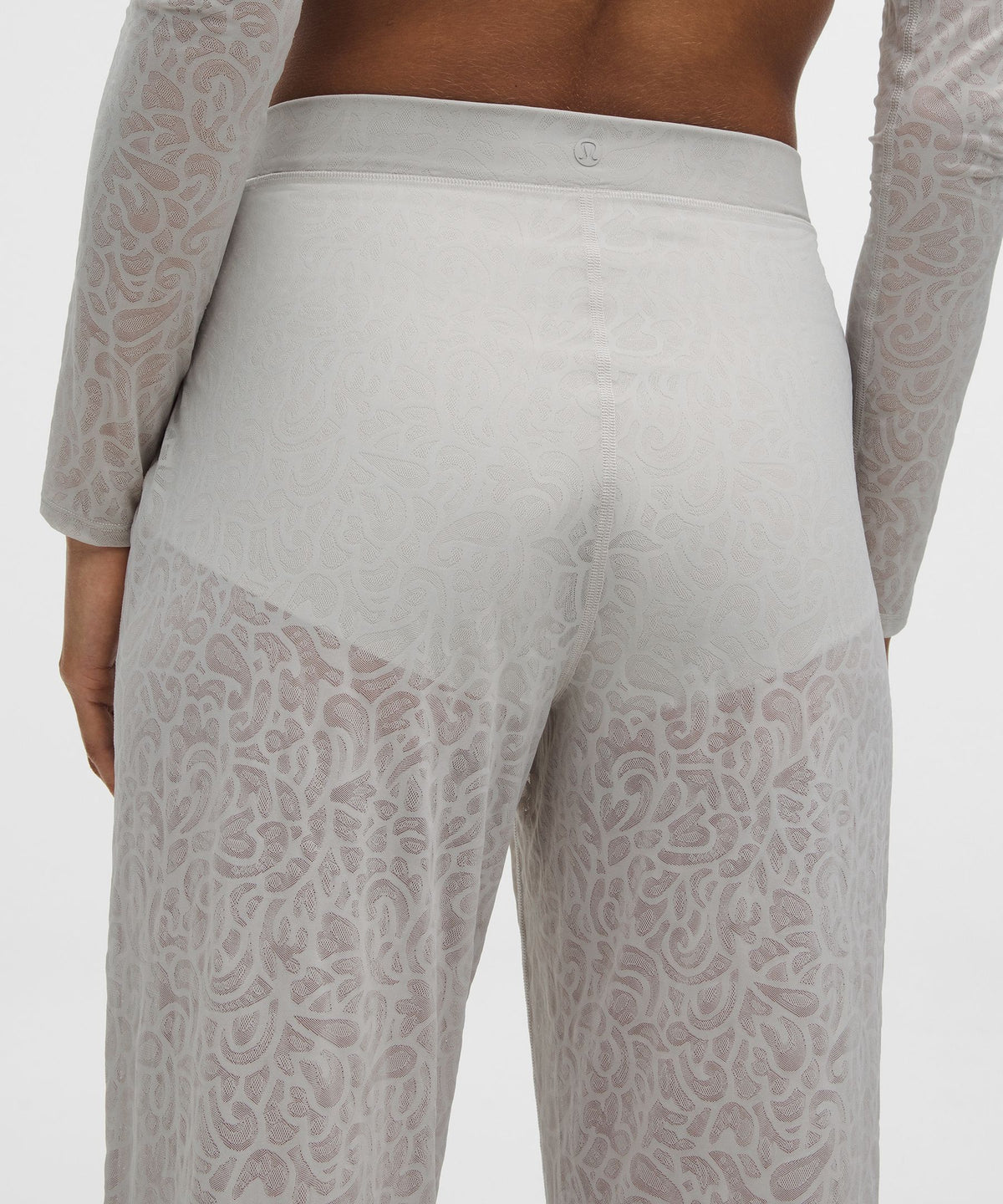 Paisley Lace Jacquard Dove Grey