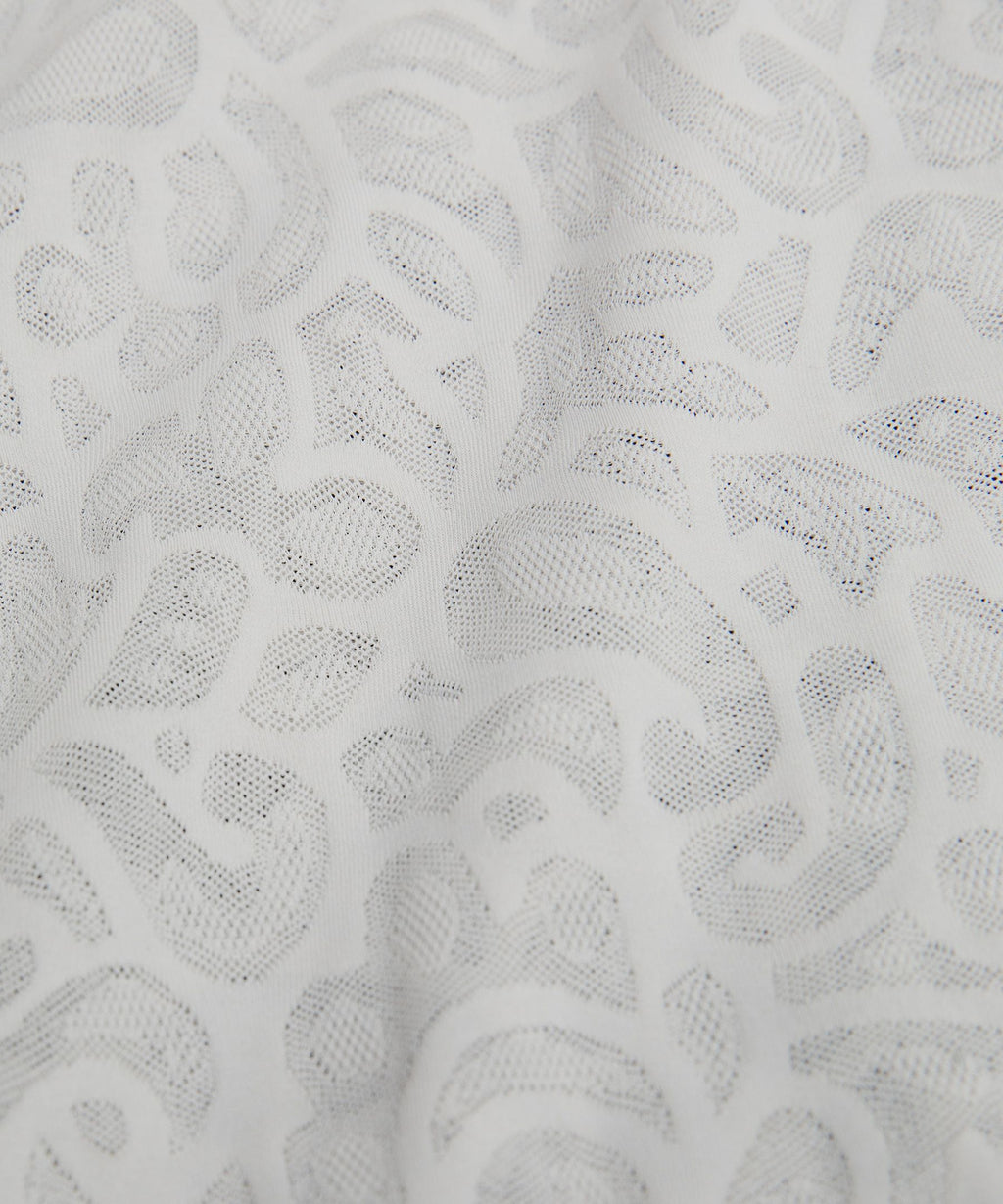 Paisley Lace Jacquard Dove Grey