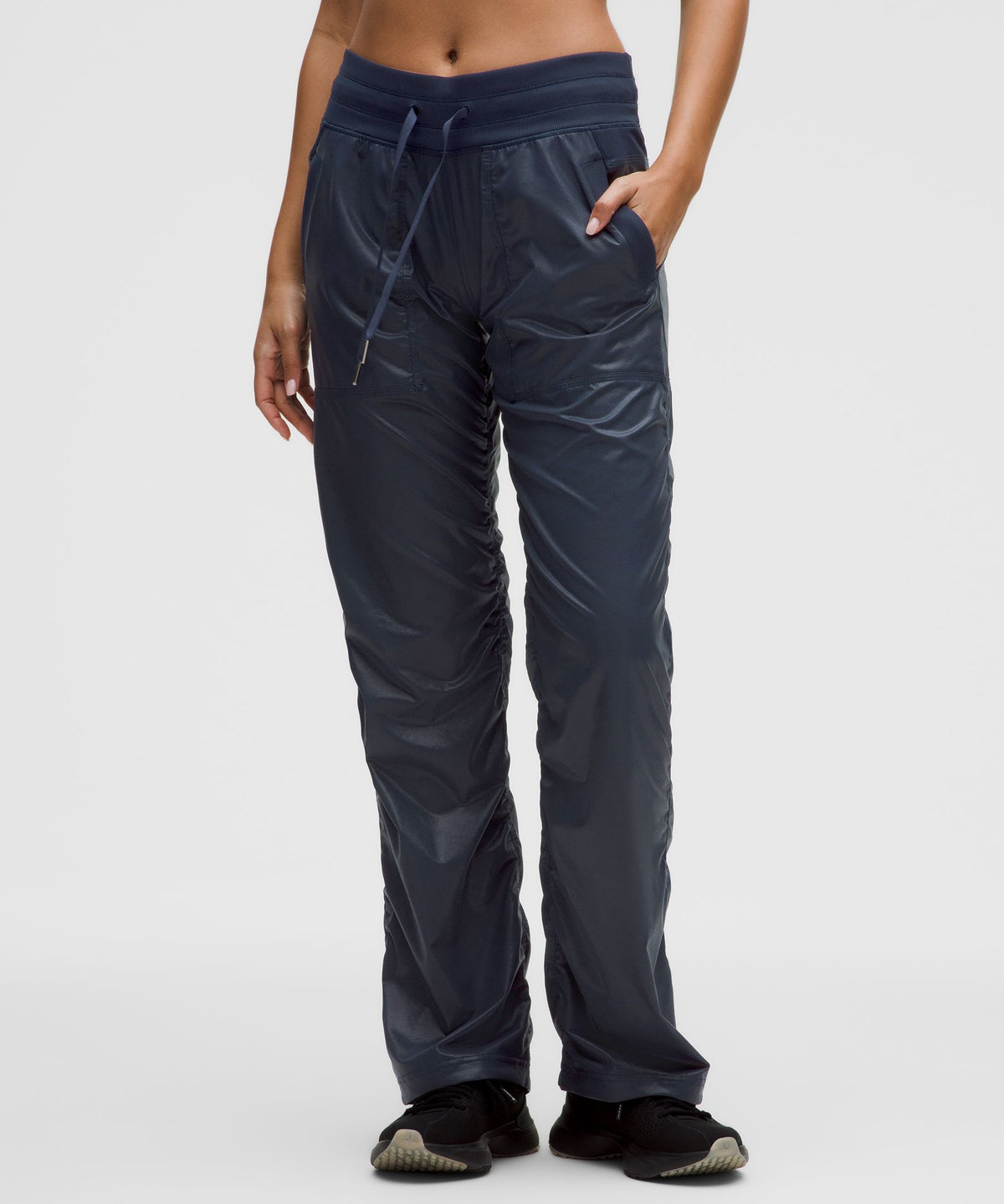 Luxe Shine Foil Print True Navy