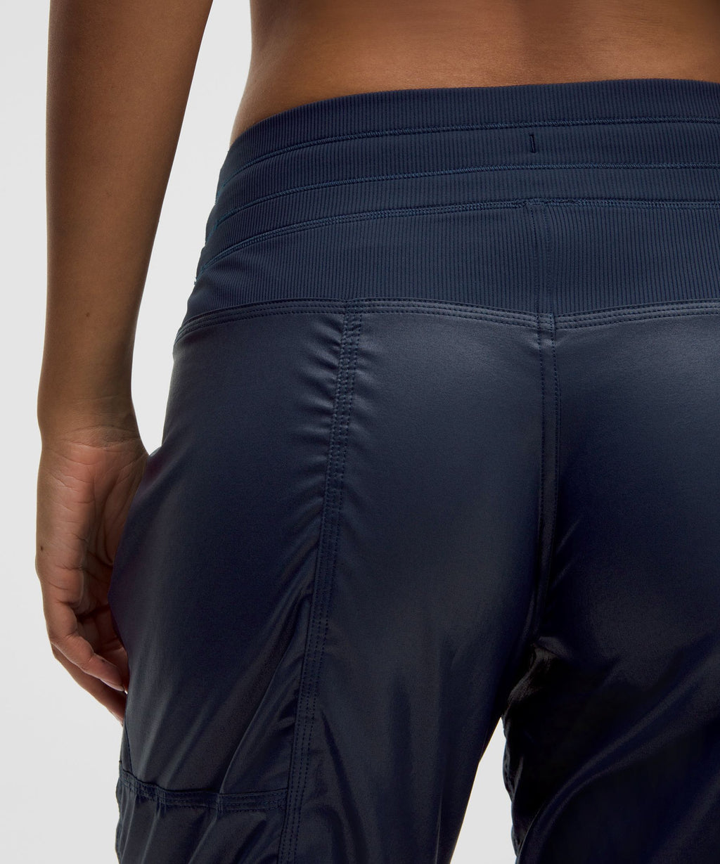Luxe Shine Foil Print True Navy