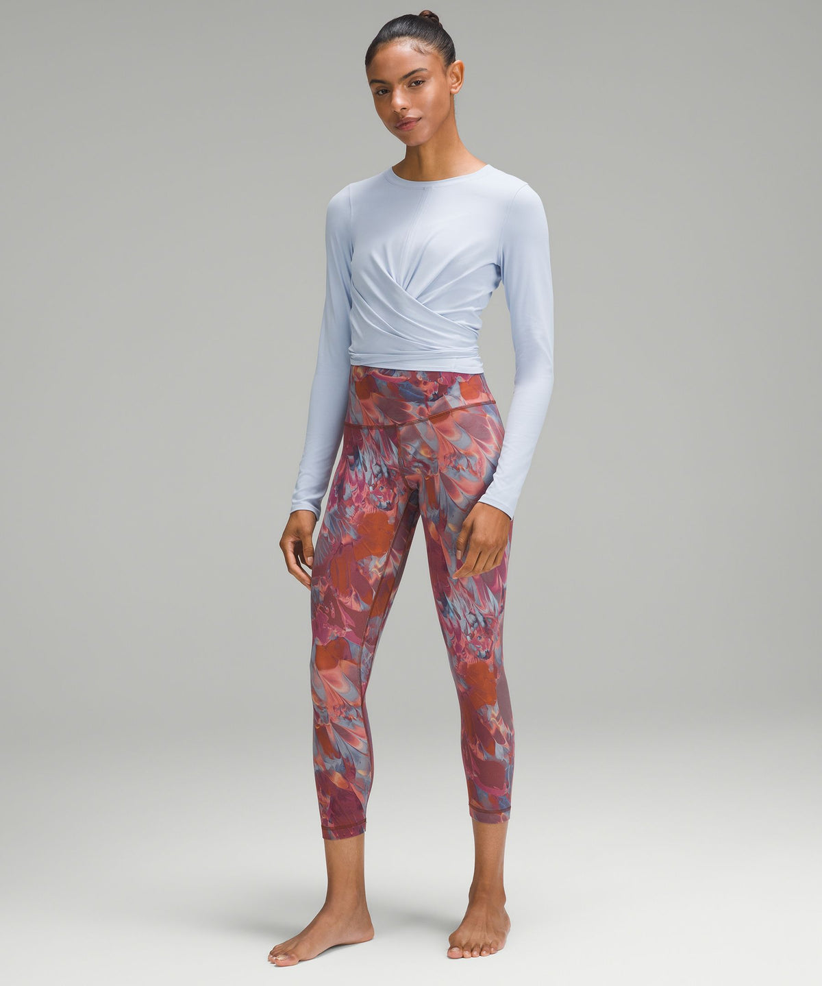 Nouveau Marble Midi Burnt Apricot Multi