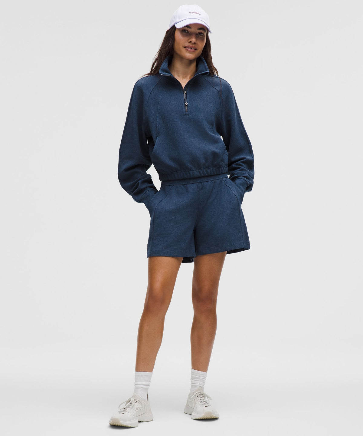 Heathered Blue Twill