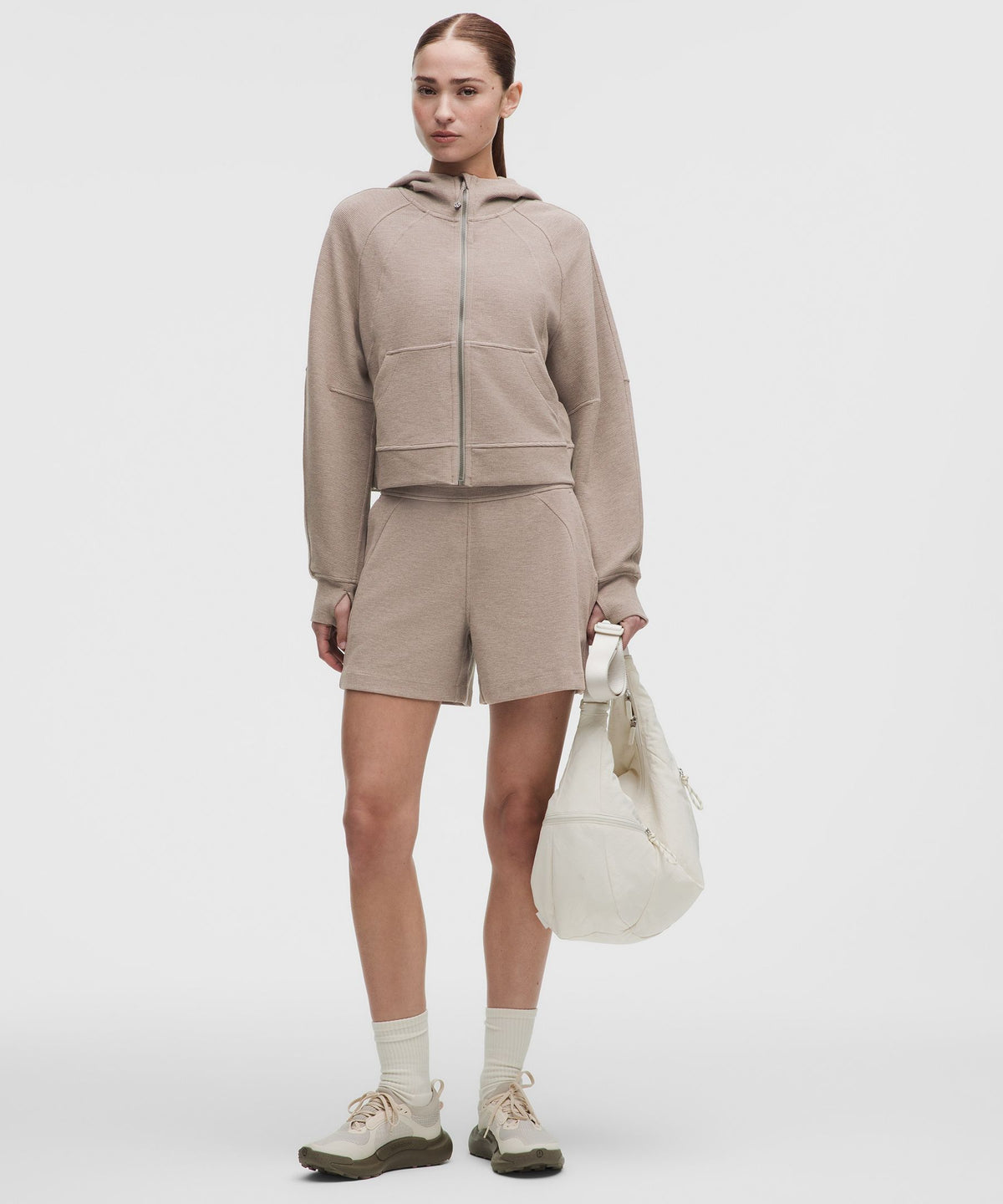 Heathered Warm Ash Grey