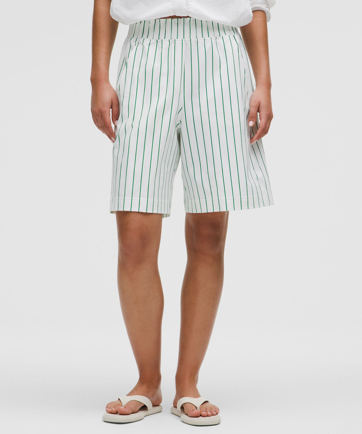 Upright Stripe Max White Raceway Green