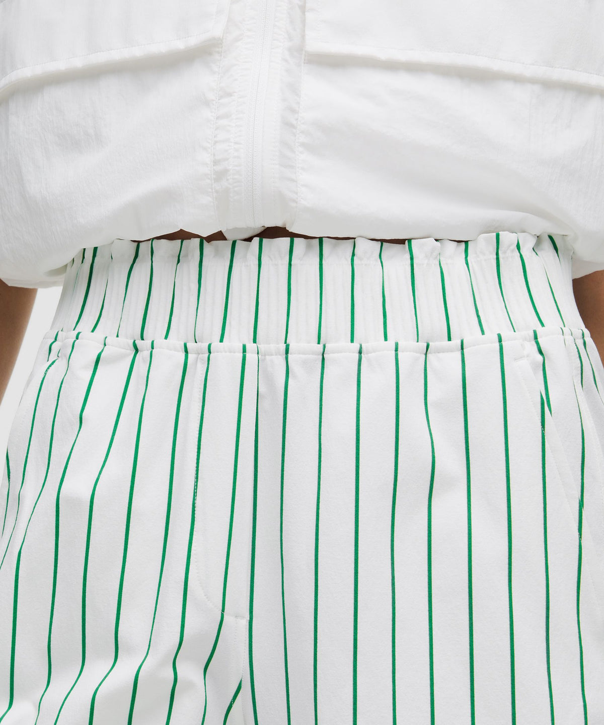 Upright Stripe Max White Raceway Green