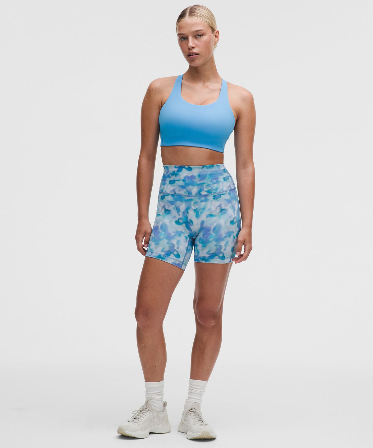 Floral Glow Midi Blue Multi