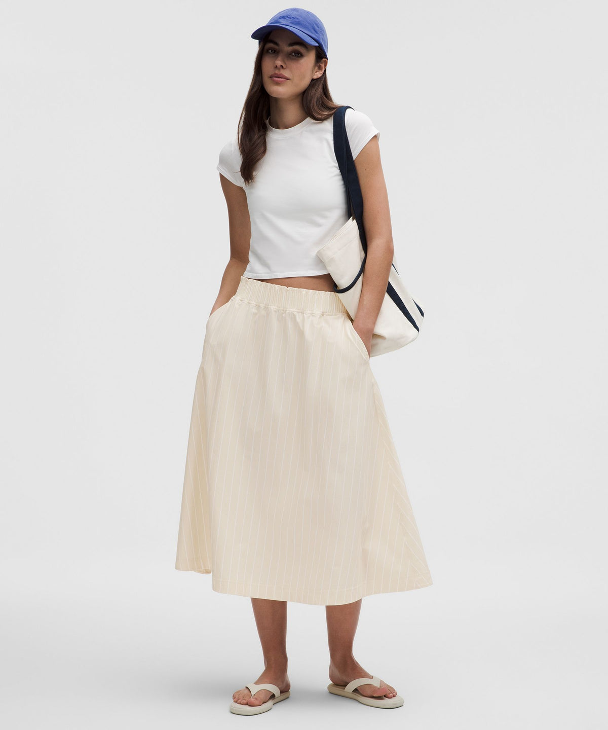 Upright Stripe Max White Light Ivory