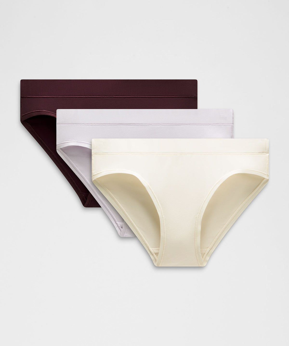 Light Ivory/Faint Lavender/Black Plum
