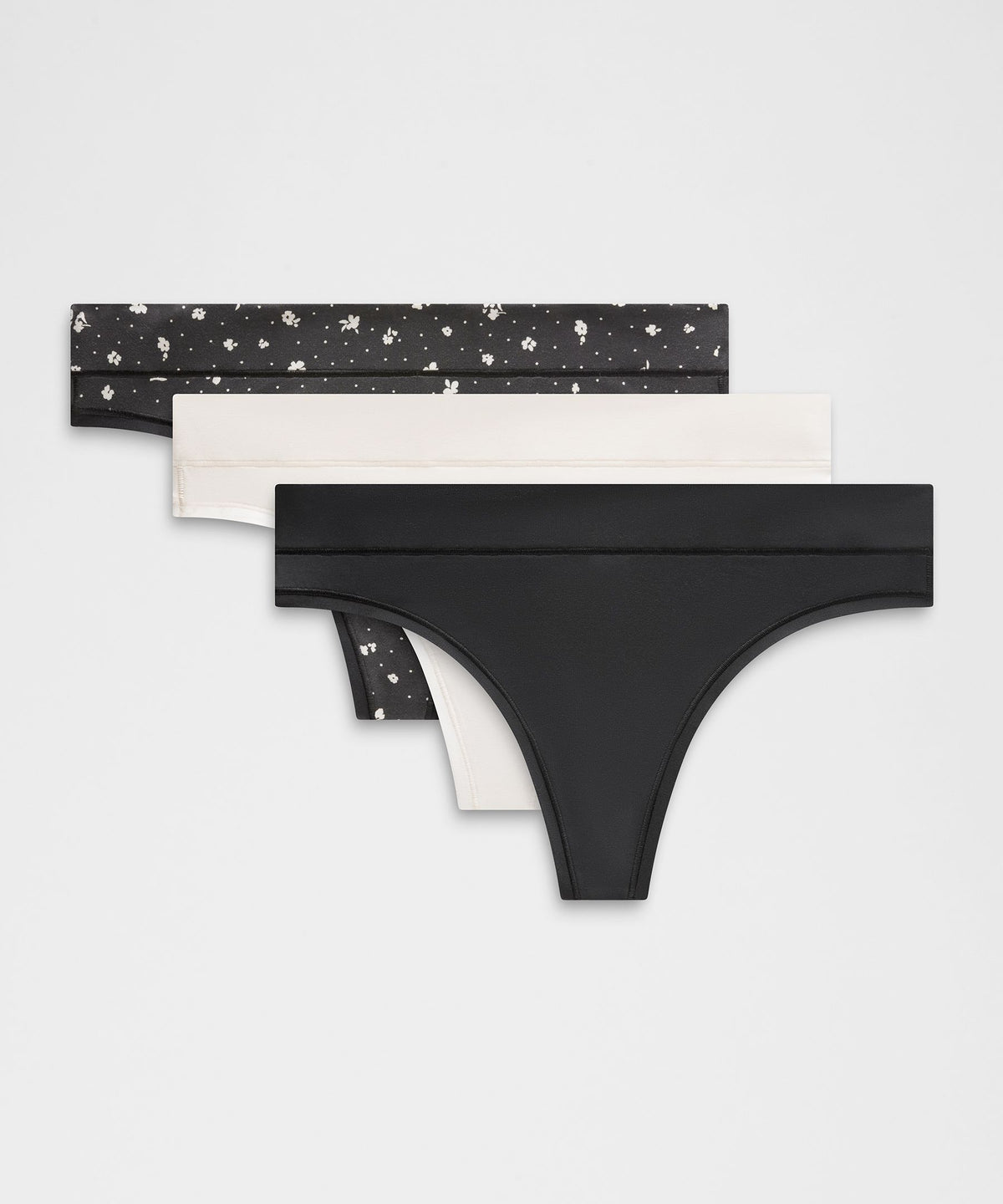 Black/Light Ivory/Petite Floral Coconut Ivory Black