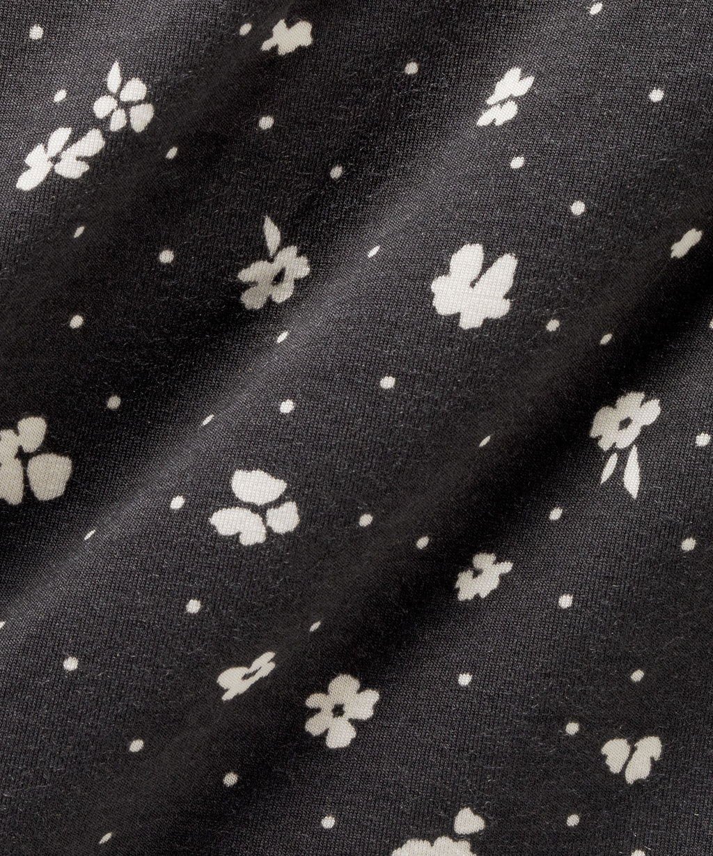 Black/Light Ivory/Petite Floral Coconut Ivory Black