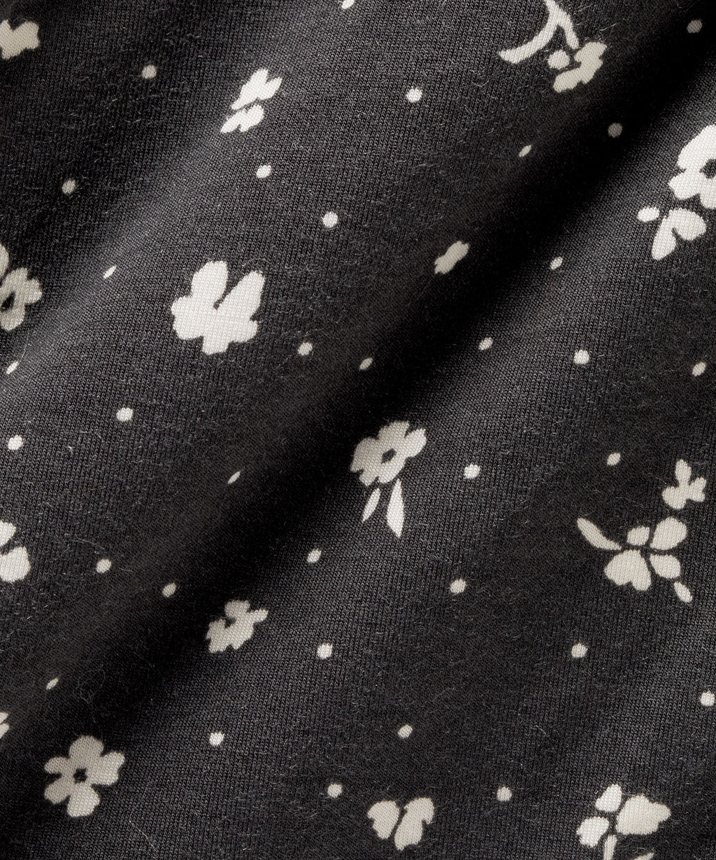 Black/Light Ivory/Petite Floral Coconut Ivory Black